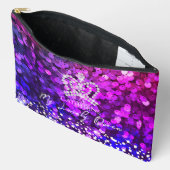 Glinsterende Kroon Sequin Magenta Etui (Open)