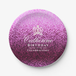 Glinsterende Kroonlavendel Papieren Bordje
