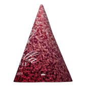 Glinsterende kroonwijn feesthoedjes (Rechts)