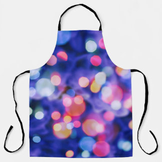 Glinsterende Lichten, Vage Kerstmisachtergrond. Schort