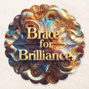 "Glinsterende momenten" Kartonnen Onderzetters