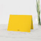 Glinsterende Neon Sterren Dank je kaart GOUD (Achterkant)
