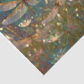 Glinsterende ochtendvleugels, verblindende libelle tissuepapier (Detail)