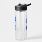 Glinsterende oneindigheid met blauwe roos waterfles (Links)