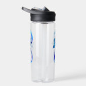 Glinsterende oneindigheid met blauwe roos waterfles (Rechts)