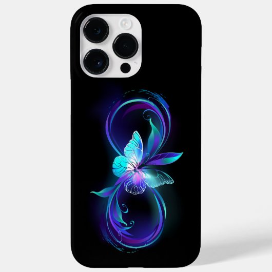 Glinsterende oneindigheid met magische vlinder Case-Mate iPhone case (Achterkant)