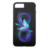 Glinsterende oneindigheid met magische vlinder Case-Mate iPhone case (Achterkant)
