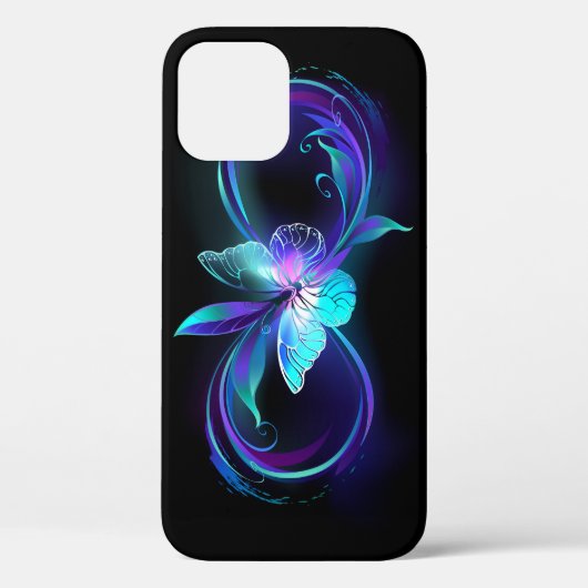 Glinsterende oneindigheid met magische vlinder Case-Mate iPhone case (Achterkant)