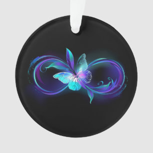 Glinsterende oneindigheid met magische vlinder ornament