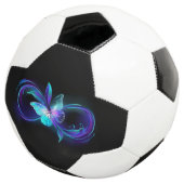 Glinsterende oneindigheid met magische vlinder voetbal (Drie kwart)