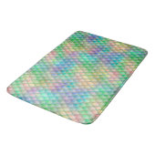 Glinsterende Pastel Regenboog & Glitterende Draak  Badmat (Gekanteld)