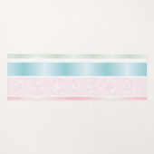 Glinsterende Pastel Verticale Strepen Yogamat (Voorkant (horizontaal))