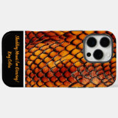 Glinsterende pattereerde slangenhuiden in zonlicht Case-Mate iPhone case (Achterkant (horizontaal))