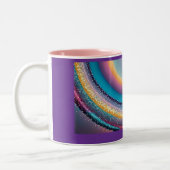 Glinsterende regenboog mok (Links)