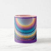 Glinsterende regenboog mok (Center)