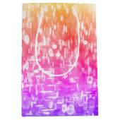 Glinsterende regenboogkleuren medium cadeauzakje (Voorkant)