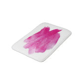 Glinsterende Roze Folie: Waterverf Abstract Badmat (Gekanteld)