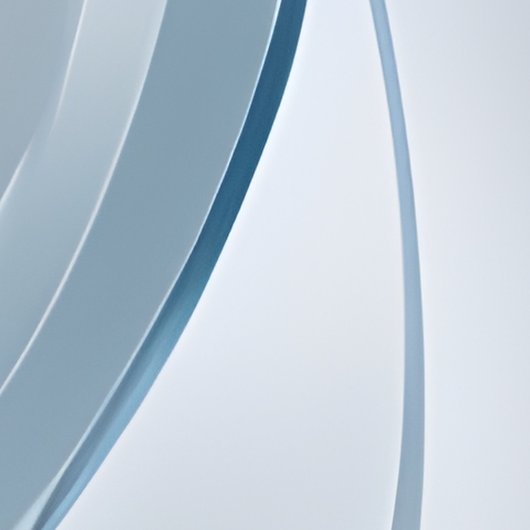 "Glinsterende rust" | Blauwe tinten Abstracte kuns Poster