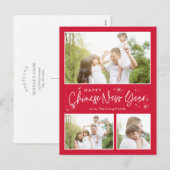 Glinsterende Sky Happy Lunar Nieuwjaar Briefkaart (Voorkant / Achterkant)