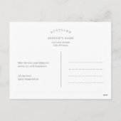 Glinsterende Sky Happy New Year Briefkaart (Achterkant)