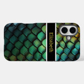 Glinsterende slangenhuid gloeit met kleuren Case-Mate iPhone case (Achterkant (horizontaal))