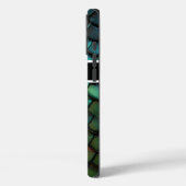 Glinsterende slangenhuid gloeit met kleuren Case-Mate iPhone case (Achterkant / Links)