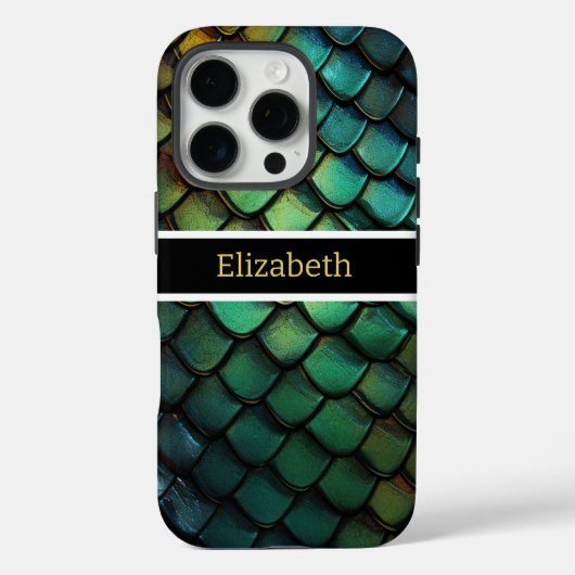 Glinsterende slangenhuid gloeit met kleuren Case-Mate iPhone case (Achterkant)