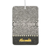 Glinsterende slangenhuid print design luchtverfrisser (Voorkant)