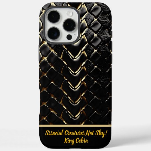 Glinsterende slangenhuid toont het kunstenaarschap Case-Mate iPhone case (Achterkant)