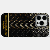 Glinsterende slangenhuid toont het kunstenaarschap Case-Mate iPhone case (Achterkant (horizontaal))