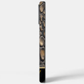 Glinsterende slangenhuidpatronen in licht Case-Mate iPhone case (Achterkant / Links)