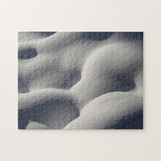 Glinsterende Sneeuwheuvels Abstracte Natuur Legpuzzel (Horizontaal)