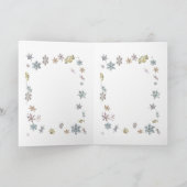 Glinsterende sneeuwvlok Kaart 1 (Binnen)