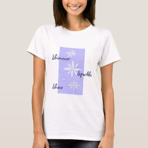 Glinsterende Sneeuwvlokken T-shirt