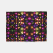Glinsterende Starburst Sherpa-deken Fleece Deken (Voorkant (Horizontaal))