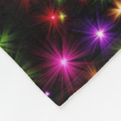 Glinsterende Starburst Sherpa-deken Fleece Deken (Hoek)