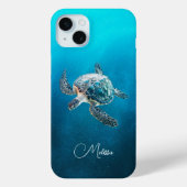 glinsterende turquoise Zee schildpad | kust Case-Mate iPhone Case (Achterkant)