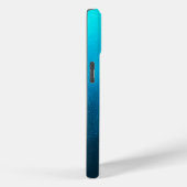 Glinsterende Turquoise Zeeschildpad | Kust Case-Mate iPhone Case (Achterkant / Rechts)