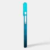 Glinsterende Turquoise Zeeschildpad | Kust Case-Mate iPhone Case (Achterkant / Links)