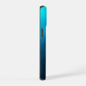 Glinsterende Turquoise Zeeschildpad | Kust iPhone 15 Case (Rechterkant)
