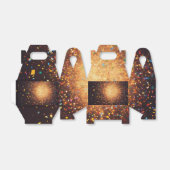 "Glinsterende verrukking: Sparkle Favor Box Bedankdoosjes (Uitgevouwen)