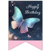  glinsterende vlinder Bunting Banner (Eerste vlag)