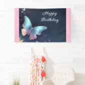  glinsterende vlinderbanner spandoek (Insitu)