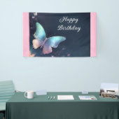  glinsterende vlinderbanner spandoek (Beurs)