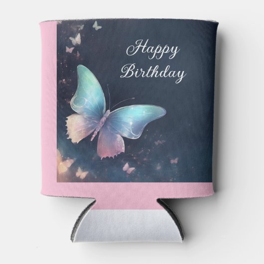  glinsterende vlinderkoeler blikjeskoeler (Voorkant)