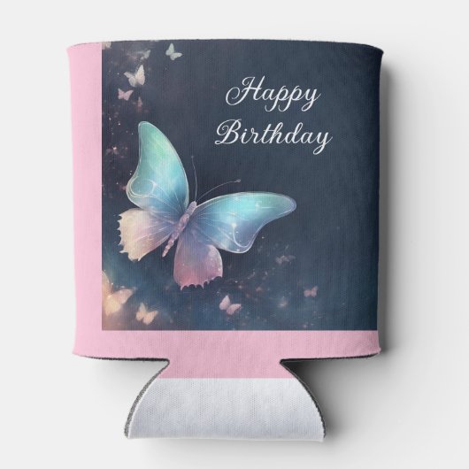  glinsterende vlinderkoeler blikjeskoeler (Achterkant)