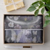 Glinsterende vlinders, Amethist Night Woodland, Tissuepapier (Geschenk)