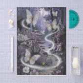 Glinsterende vlinders, Amethist Night Woodland, Tissuepapier (Craft)