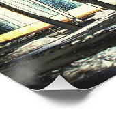 glinsterende watertoren perfect poster (Hoek)