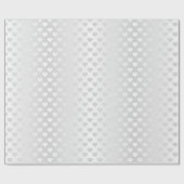 Glinsterende witte bruiloft harten cadeaupapier (Vlak)